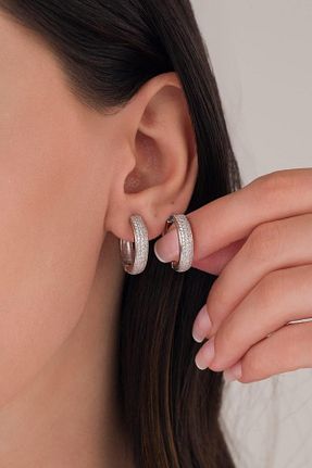 گوشواره نقره زنانه 925 عیار Tmt Silver - کد 852731139