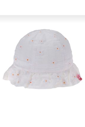 ست شال گردن و کلاه پشمی و دستکش سفید بچه گانه پنبه ای cantoy - کد 838133725