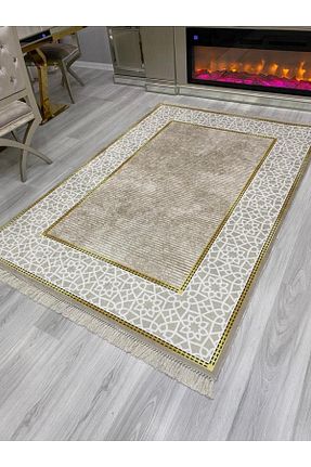 فرش بژ زیره ضد لغزش ALLGELSİN - کد 737237673