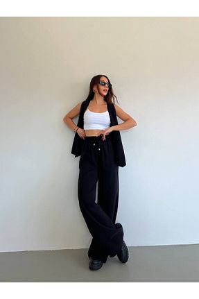 ست بالاتنه و پائین تنه طوسی زنانه بافتنی Borceelle - کد 853535549