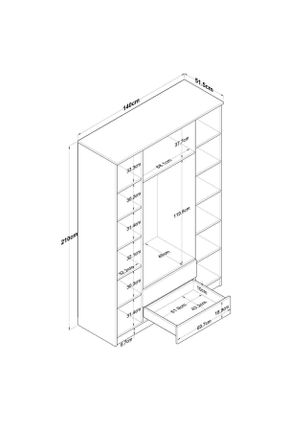  قهوه ای 140 cm کد 313487853