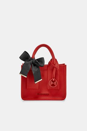 کیف پستچی قرمز زنانه چرم مصنوعی Black Ribbon - کد 734192778