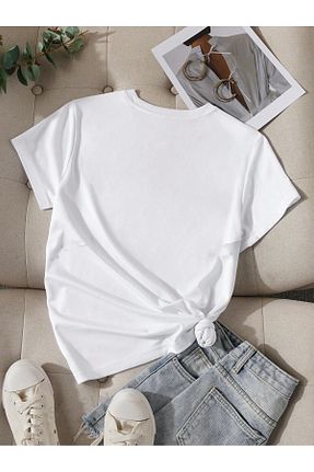 سوئیشرت سفید زنانه چاپی over head oh - کد 853559867