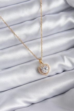 گردنبند استیل ( فولاد ) طلائی زنانه استیل ضد زنگ Genel Markalar - کد 799291623