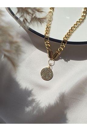 گردنبند جواهر طلائی زنانه زیرکن ULYOS PONIS - کد 841772520