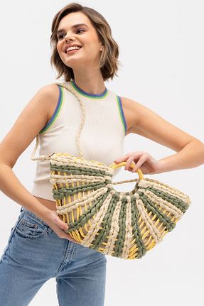 کیف دستی سبز زنانه سایز متوسط FASHION COCKTAIL - کد 831072702