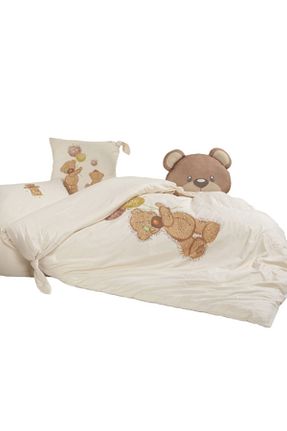 ست روتختی کودک و نوزاد بژ پنبه ای tinylamb - کد 52282805