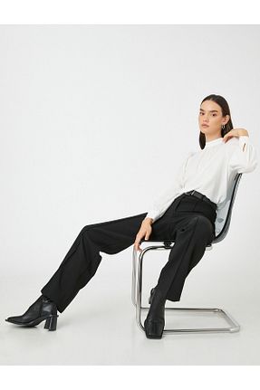بلوز نباتی زنانه ساده Koton - کد 391628073