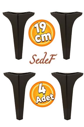 پایه مبل مشکی Badem10 - کد 750524947