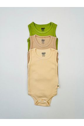 بادی و سرهمی نوزادی رنگی بچه گانه پنبه ای EFU BABY - کد 853793426