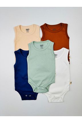 بادی و سرهمی نوزادی رنگی بچه گانه پنبه ای EFU BABY - کد 853811279