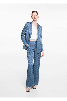 کت آبی زنانه Blazer MANGO Teen - کد 819576485