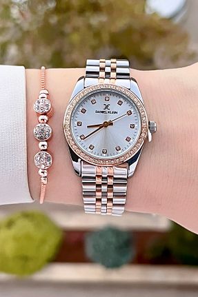 ساعت مچی متالیک زنانه 26-30 میلی متر Daniel Klein - کد 853667571