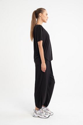 تیشرت مشکی زنانه Relaxed Tria Body - کد 853431491