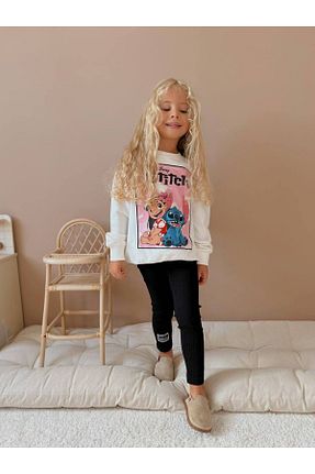 ست بالاتنه و پائین تنه مشکی بچه گانه بافت YİGİT BUTİK - کد 853434031
