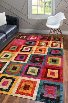 فرش رنگی زیره ضد لغزش AIDA HOME - کد 853370711