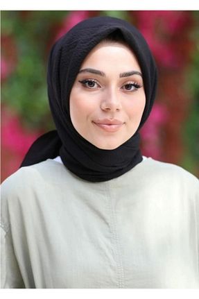 روسری مشکی پنبه ای feronis - کد 755279287