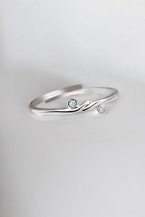 انگشتر نقره سفید زنانه زیرکن jelux silver - کد 66824177