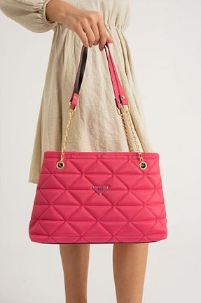 کیف دستی صورتی زنانه سایز متوسط NBİBAGS - کد 783930310