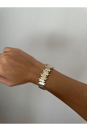 دستبند استیل (فولاد) رنگی زنانه استیل ضد زنگ SANX - کد 842127109