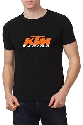 تیشرت مشکی زنانه رگولار Motosiklet T-shirt - کد 60009828