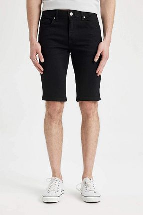 شلوارک و برمودا مشکی مردانه Skinny Defacto - کد 853518581