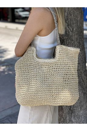 کیف دستی بژ زنانه سایز متوسط FASHION COCKTAIL - کد 748842378