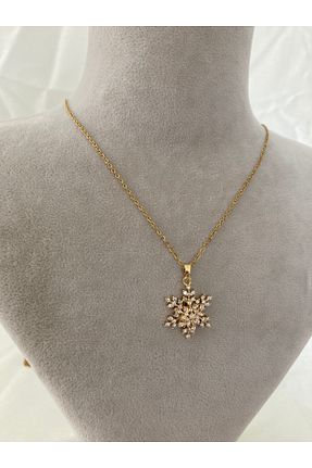 گردنبند استیل ( فولاد ) طلائی زنانه استیل (فولاد) Luminosso Aksesuar - کد 853544332
