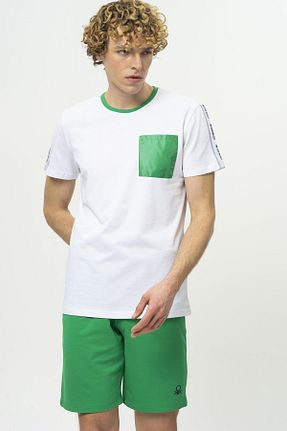 تیشرت سفید مردانه رگولار United Colors of Benetton - کد 692754268