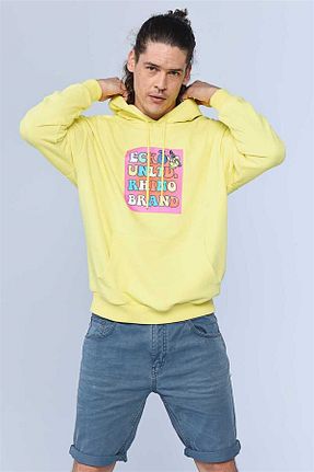 سوئیشرت زرد مردانه چاپی Ecko Unltd - کد 88528061