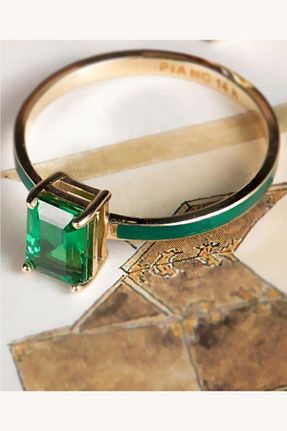 انگشتر طلا زرد زنانه 14 عیار Piano Jewellery - کد 101237117