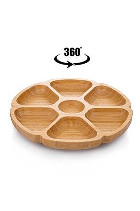 بشقاب زرد بامبو Bambum - کد 680132859