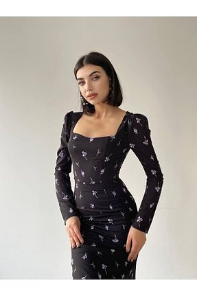 لباس مجلسی و فارغ التحصیلی مشکی زنانه پنبه پلی استر Genel Markalar - کد 797163189