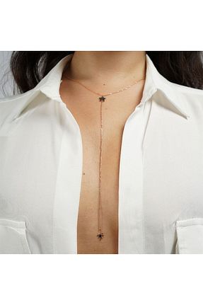 گردنبند طلا زرد زنانه 14 عیار Piano Jewellery - کد 37643697