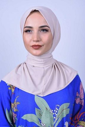 کلاه شنای حجاب بژ زنانه Organic Scarfs - کد 738807453