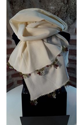 دستمال گردن بژ زنانه پلی استر Demet Sanat Atölyesi - کد 73163696