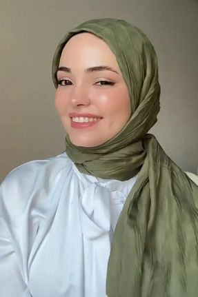 شال سبز زنانه پنبه (نخی) کد 839486878