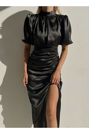 لباس مشکی زنانه بافتنی Afiş Butik - کد 467278920