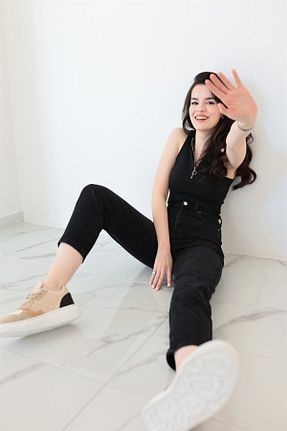 شلوار جین رنگی زنانه پاچه ساده dressmix - کد 853539564
