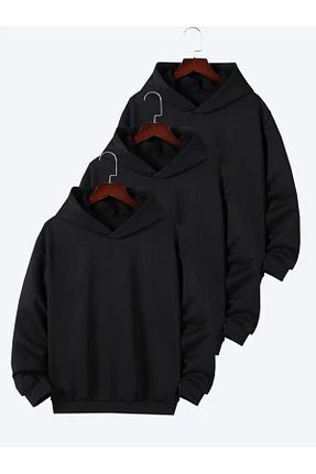 سوئیشرت مشکی بچه گانه ساده Baxia - کد 853422000