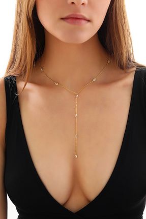 گردنبند نقره سفید زنانه 925 عیار Queen Silver Jewelry - کد 853423972