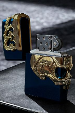 فندک بنزینی آبی LisaAksesuar - کد 853465438