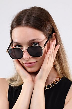 عینک آفتابی مشکی زنانه UV400 Zevahir - کد 303023233