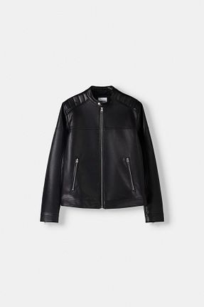 کت مشکی مردانه Relaxed Bershka - کد 853386805