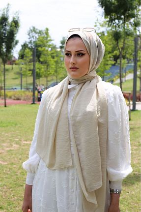 روسری طوسی کرپ ساتن ابریشم Pieef - کد 853395824