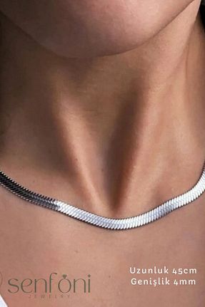 گردنبند استیل ( فولاد ) زنانه استیل (فولاد) senfonijewelry - کد 838757824
