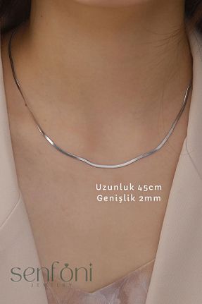 گردنبند استیل ( فولاد ) زنانه استیل (فولاد) senfonijewelry - کد 838757824