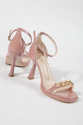 کفش مجلسی صورتی زنانه چرم لاکی SUENO SHOES - کد 340061499