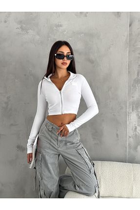 بلوز سفید زنانه ساده gozdefashion - کد 853446684