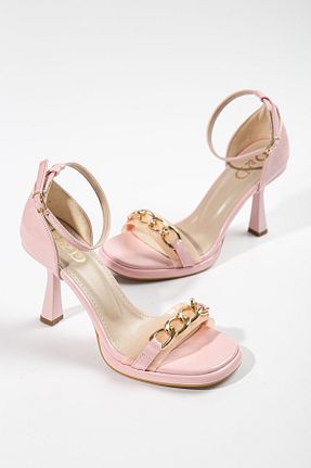 کفش مجلسی صورتی زنانه چرم لاکی SUENO SHOES - کد 340033606